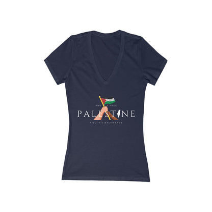 Till It's Backwards - Women's Deep V-Neck Tee