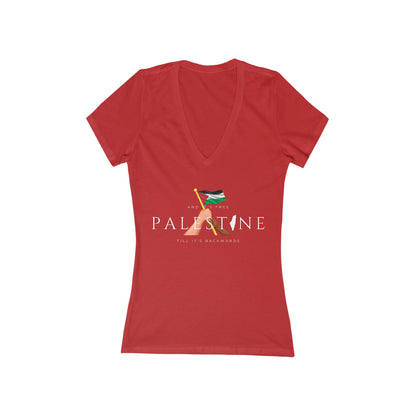 Till It's Backwards - Women's Deep V-Neck Tee