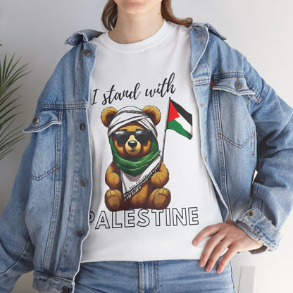 Teddy Palestine - Unisex Cotton Tee