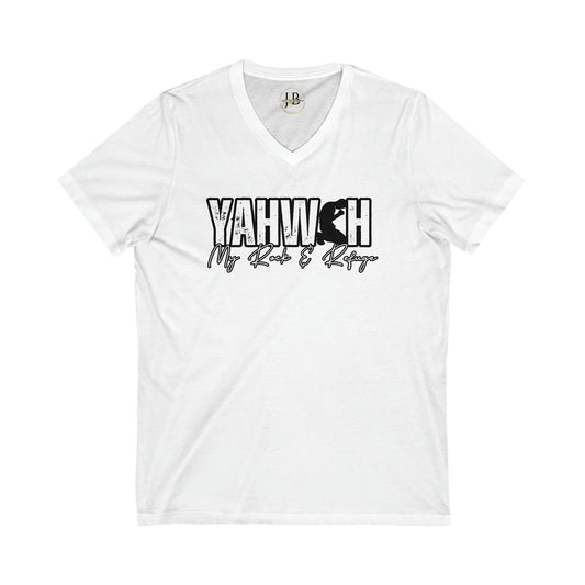 Yahweh - Jersey V-Neck Tee (Unisex)