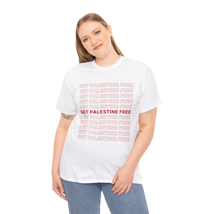 Set Palestine Free - Unisex Cotton Tee