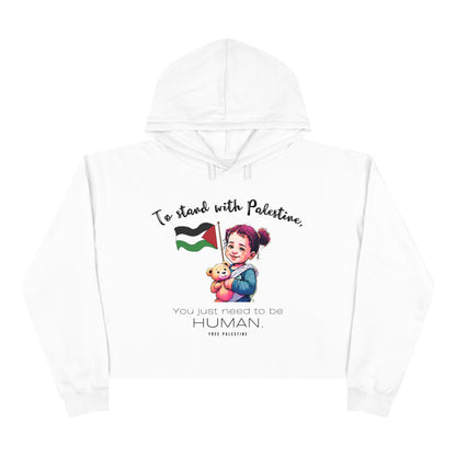 Human - Crop Hoodie