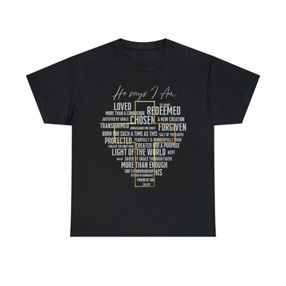 Loved, Chosen, His - Heavy Cotton Tee (Unisex)