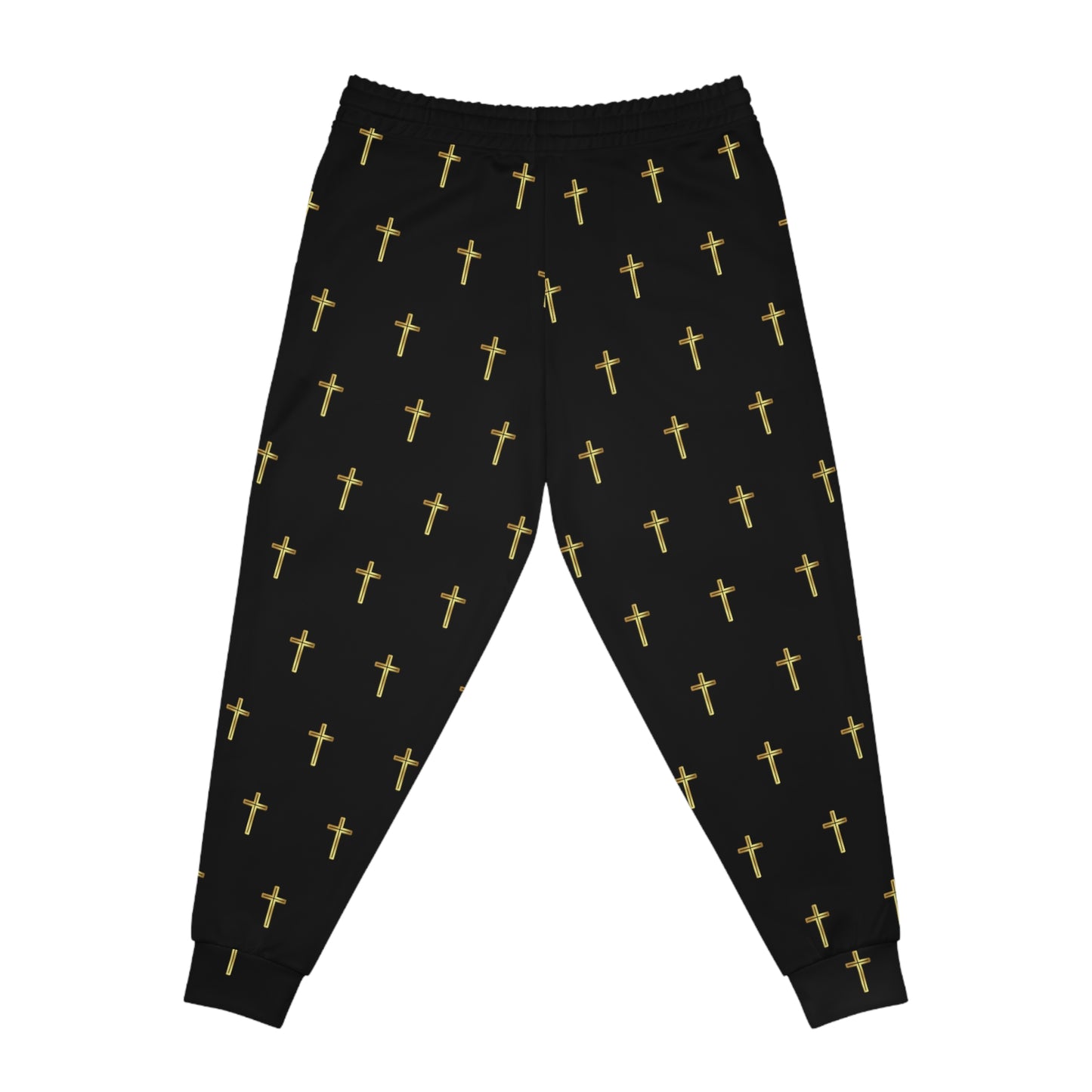 Crosses (Black) - Athletic Joggers