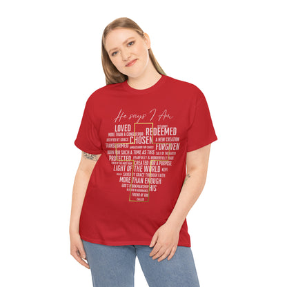 Loved, Chosen, His - Heavy Cotton Tee (Unisex)
