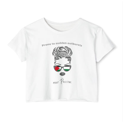 Sudden Outbursts - Women's Festival Crop Top