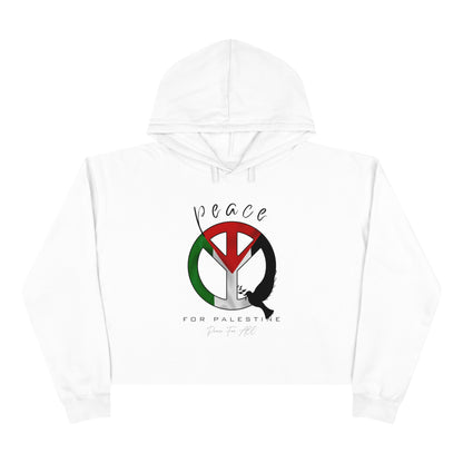 Peace - Crop Hoodie
