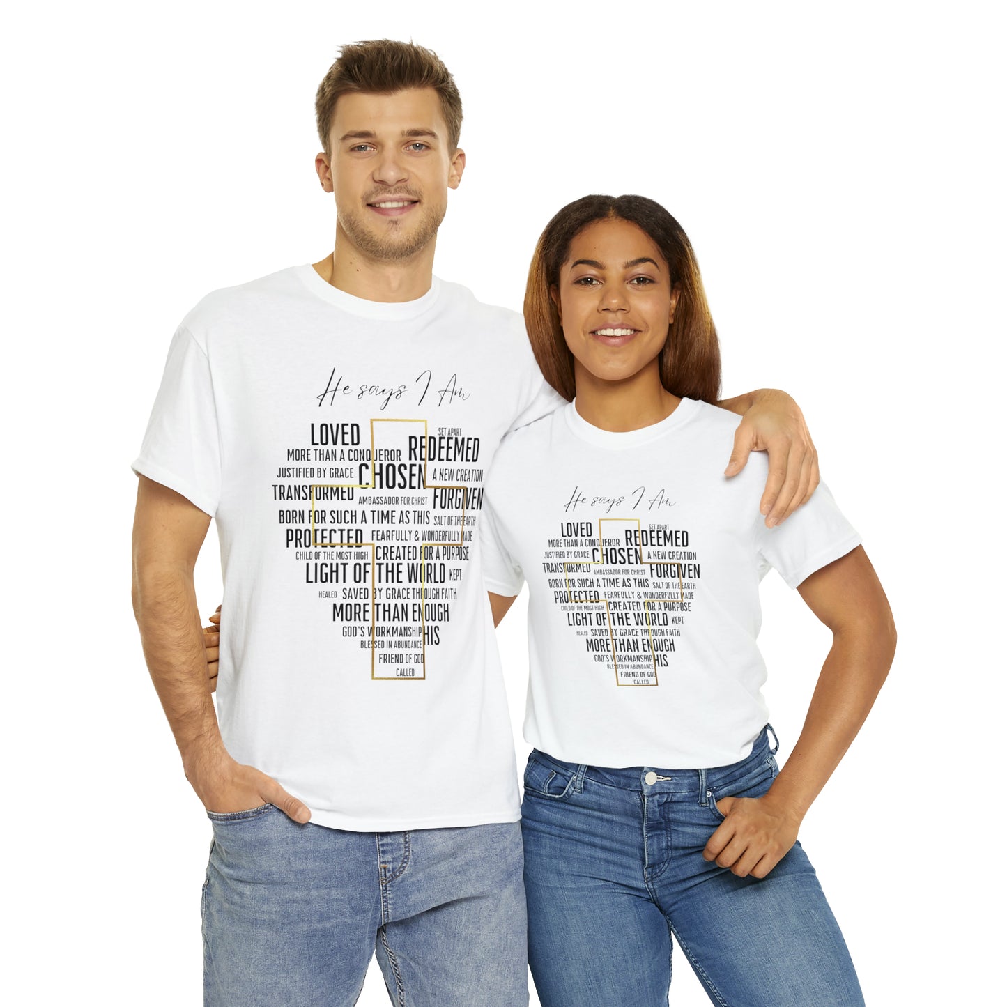 Loved, Chosen, His - Heavy Cotton Tee (Unisex)