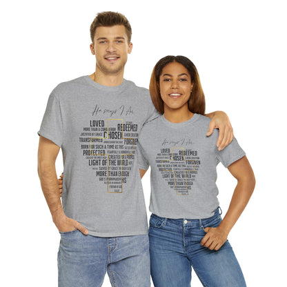 Loved, Chosen, His - Heavy Cotton Tee (Unisex)