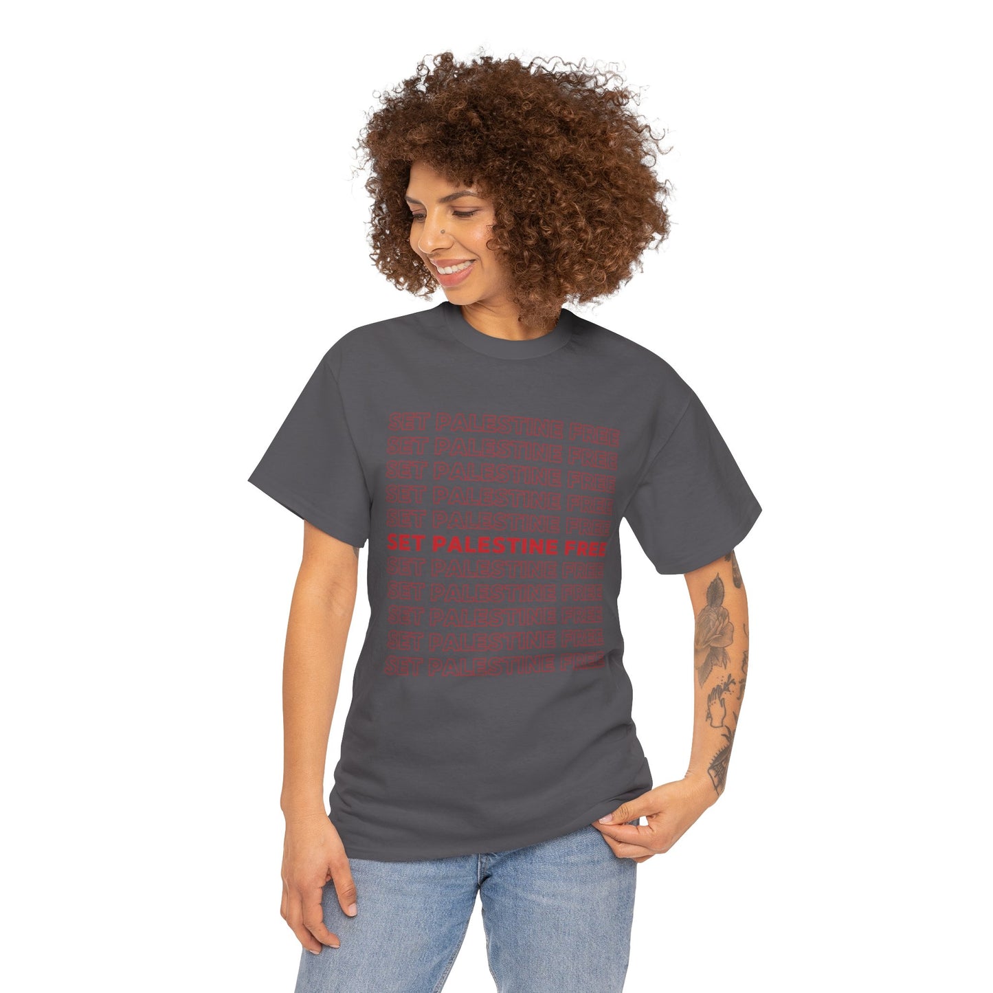 Set Palestine Free - Unisex Cotton Tee