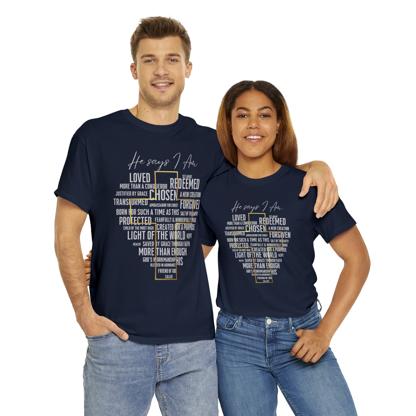 Loved, Chosen, His - Heavy Cotton Tee (Unisex)