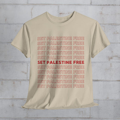Set Palestine Free - Unisex Cotton Tee
