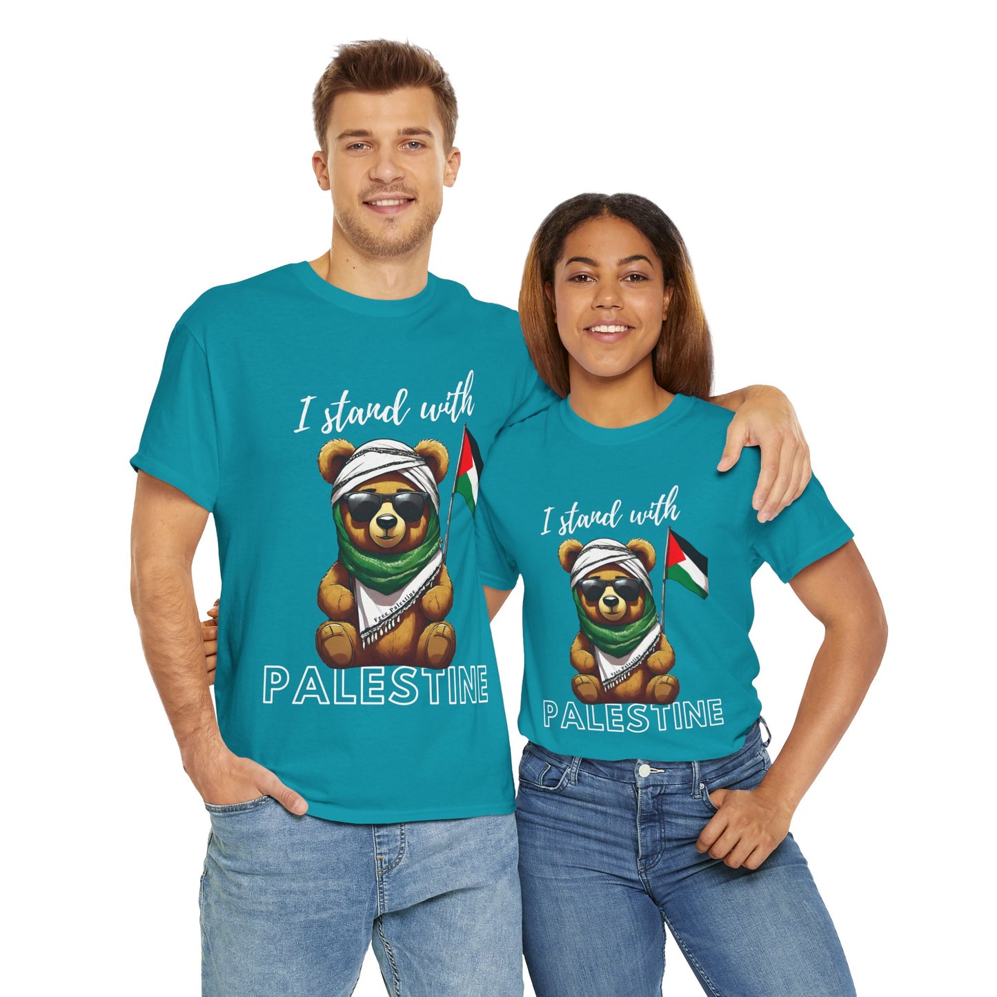 Teddy Palestine - Unisex Cotton Tee