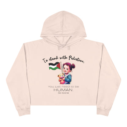 Human - Crop Hoodie