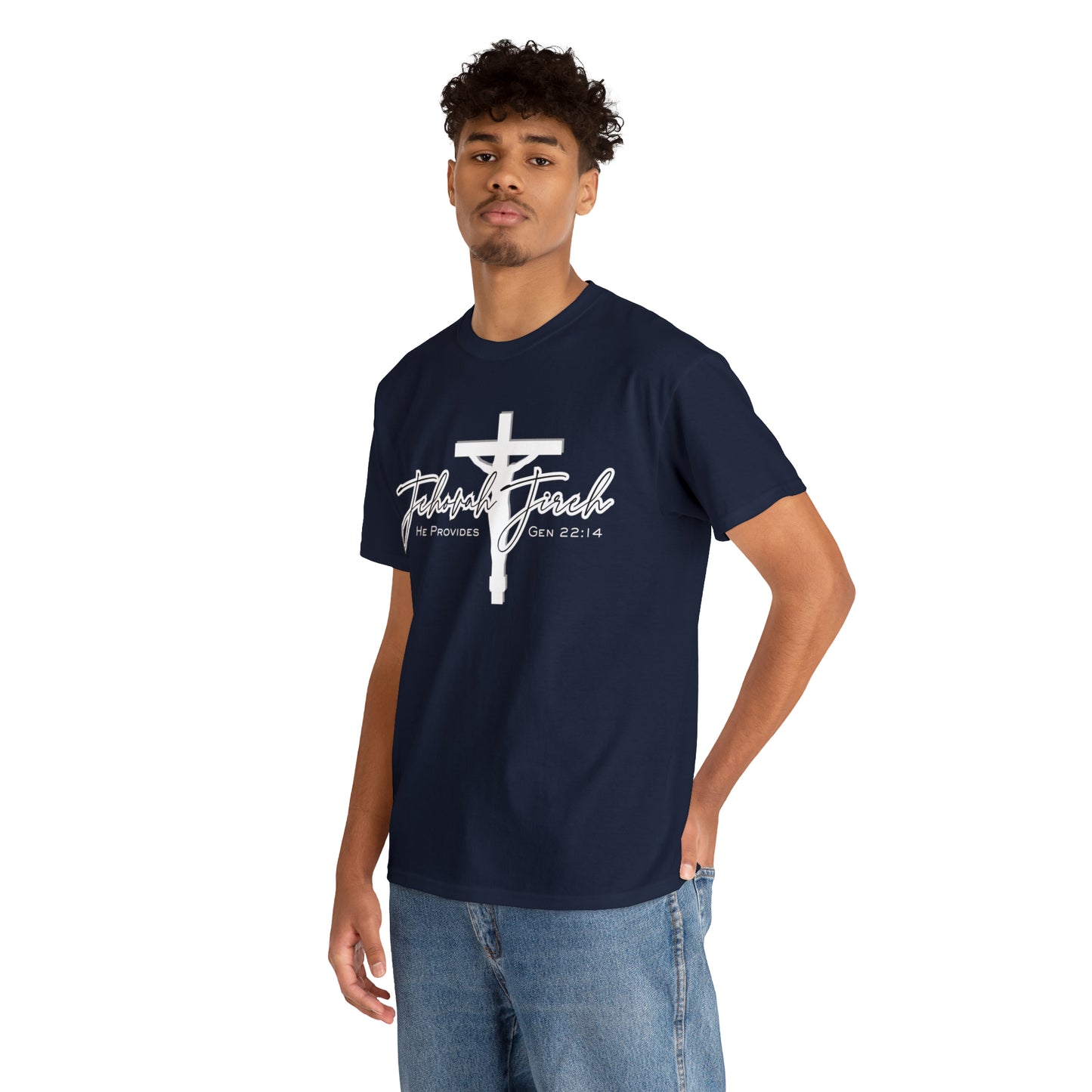 Jireh, Gen. 22:14 - Heavy Cotton Tee (Unisex)