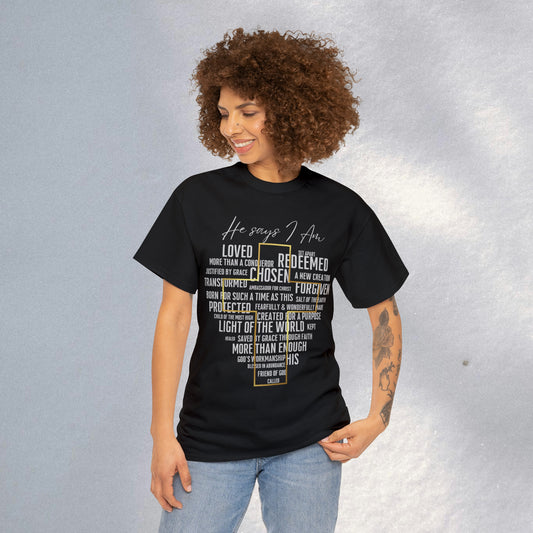 Loved, Chosen, His - Heavy Cotton Tee (Unisex)