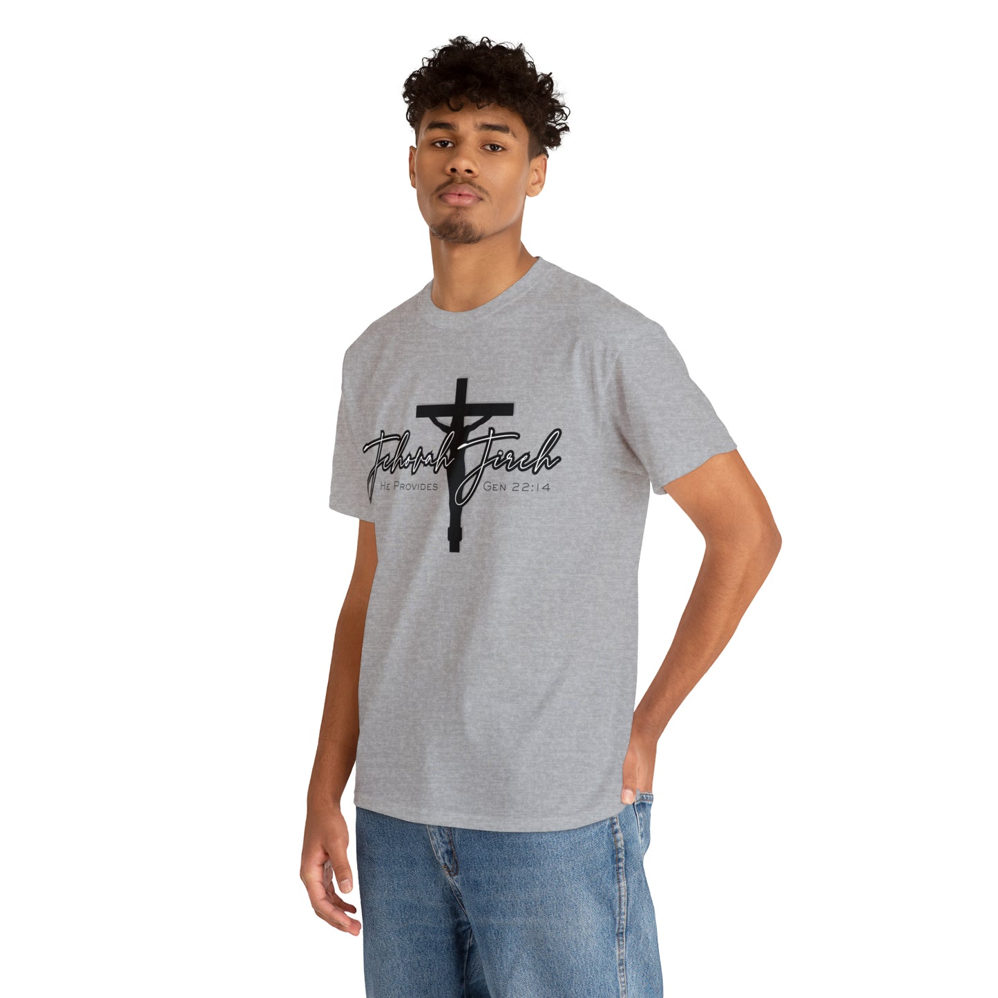 Jireh, Gen. 22:14 - Heavy Cotton Tee (Unisex)