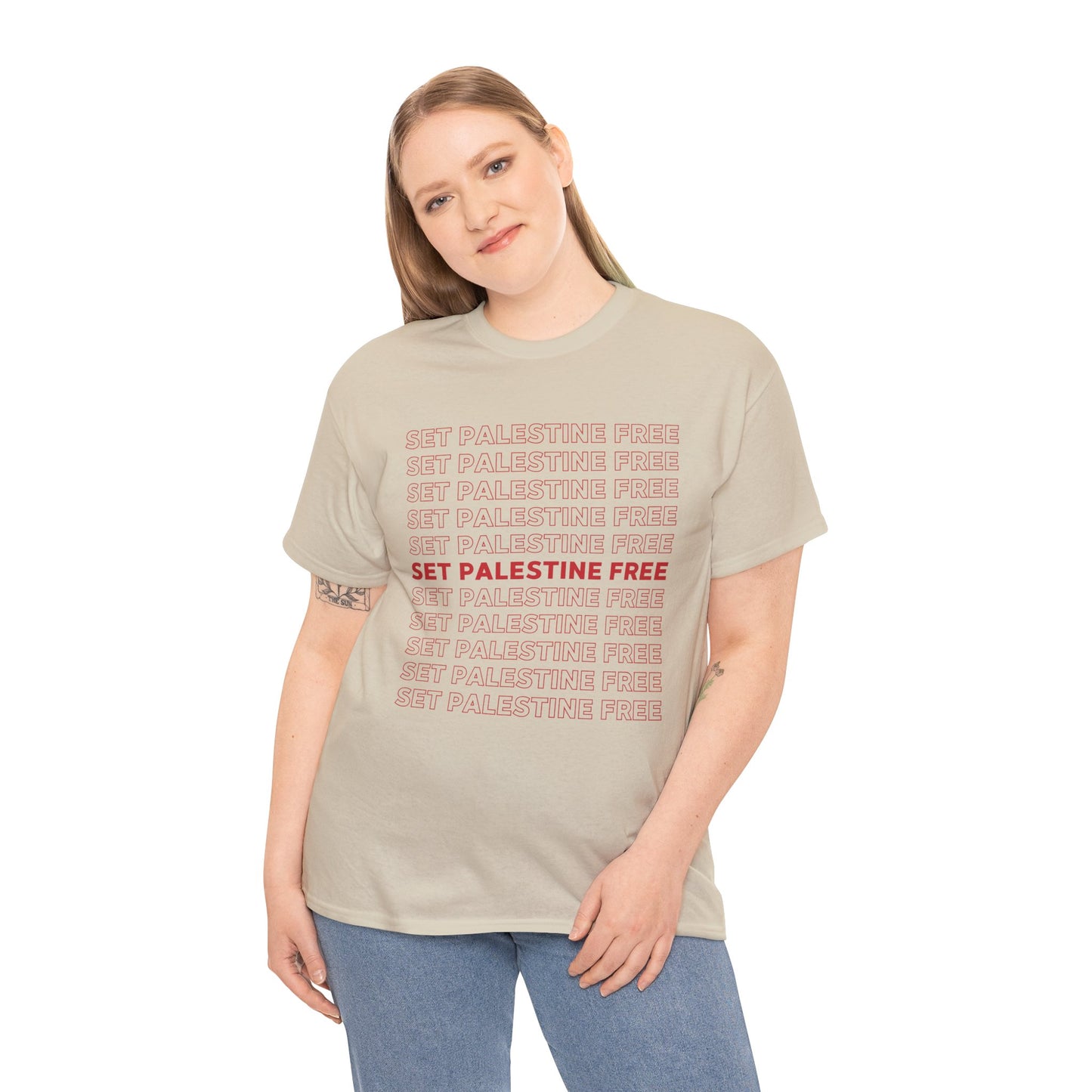 Set Palestine Free - Unisex Cotton Tee