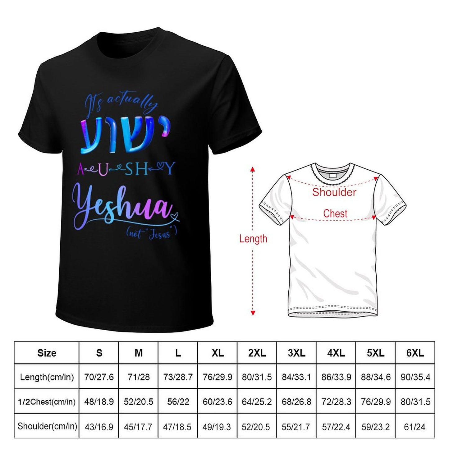 Actually YESHUA - Men's Cotton Tee Shirt