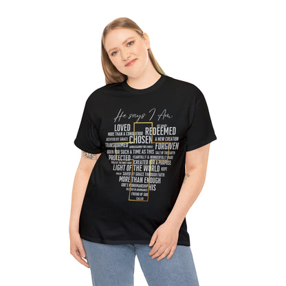 Loved, Chosen, His - Heavy Cotton Tee (Unisex)