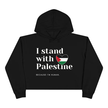 Because I'm Human - Crop Hoodie
