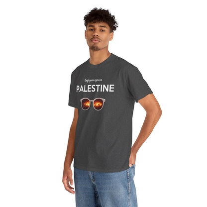 2 Eyes On Palestine - Unisex Cotton Tee