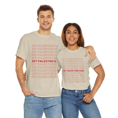 Set Palestine Free - Unisex Cotton Tee