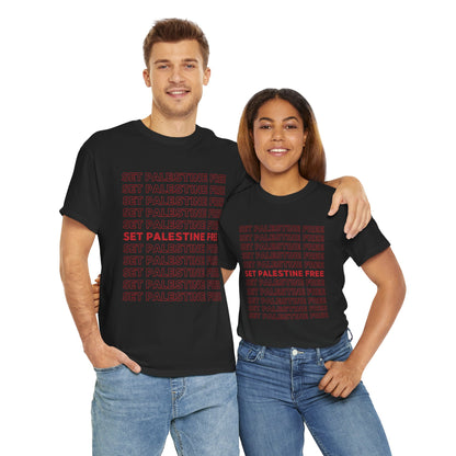 Set Palestine Free - Unisex Cotton Tee
