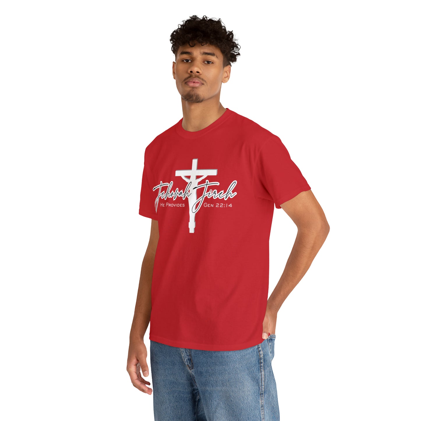 Jireh, Gen. 22:14 - Heavy Cotton Tee (Unisex)