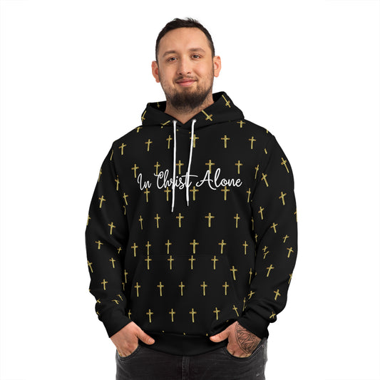 In Christ Alone (Black) - Fashion Hoodie