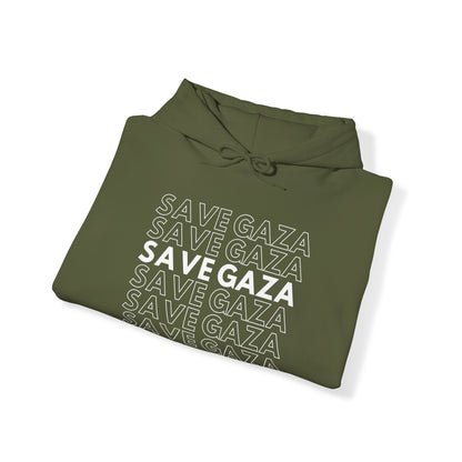 Save Gaza - Unisex Hooded Sweatshirt