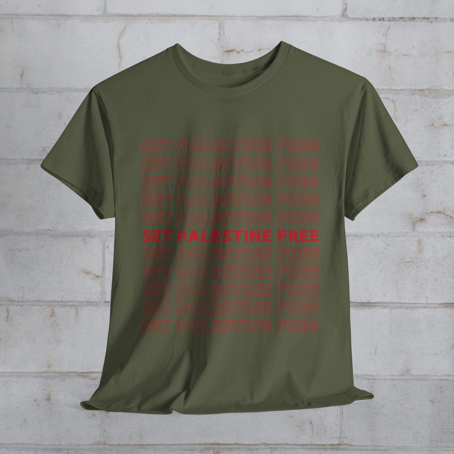 Set Palestine Free - Unisex Cotton Tee