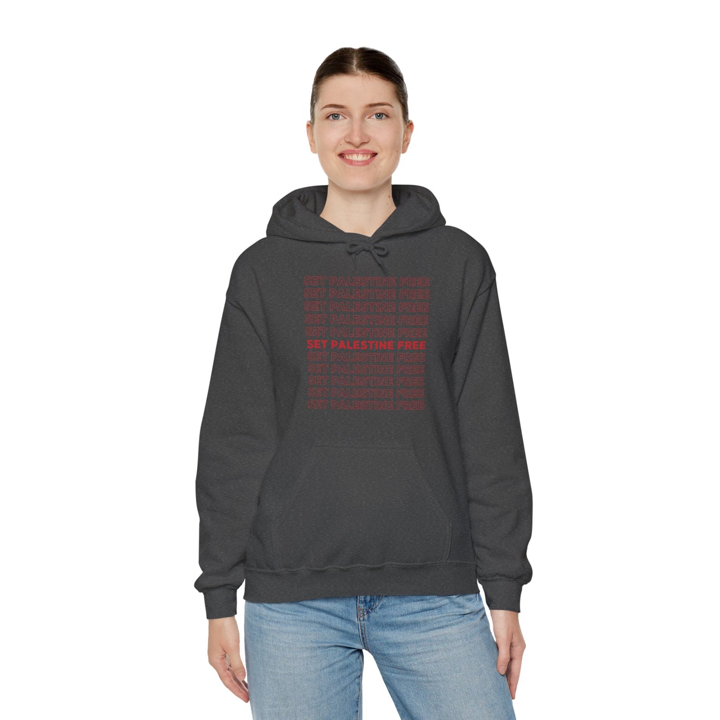 Set Palestine Free - Unisex Hooded Sweatshirt