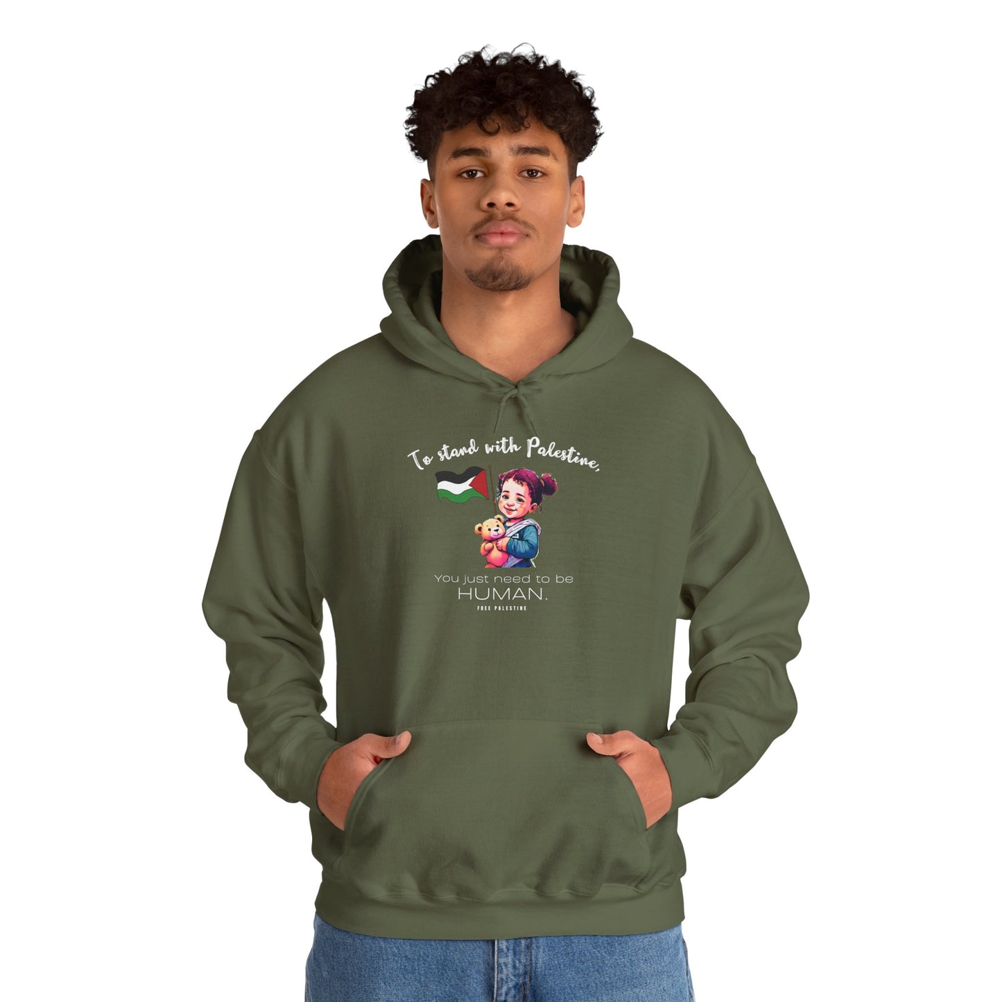 Human - Unisex Hooded Sweatshirt