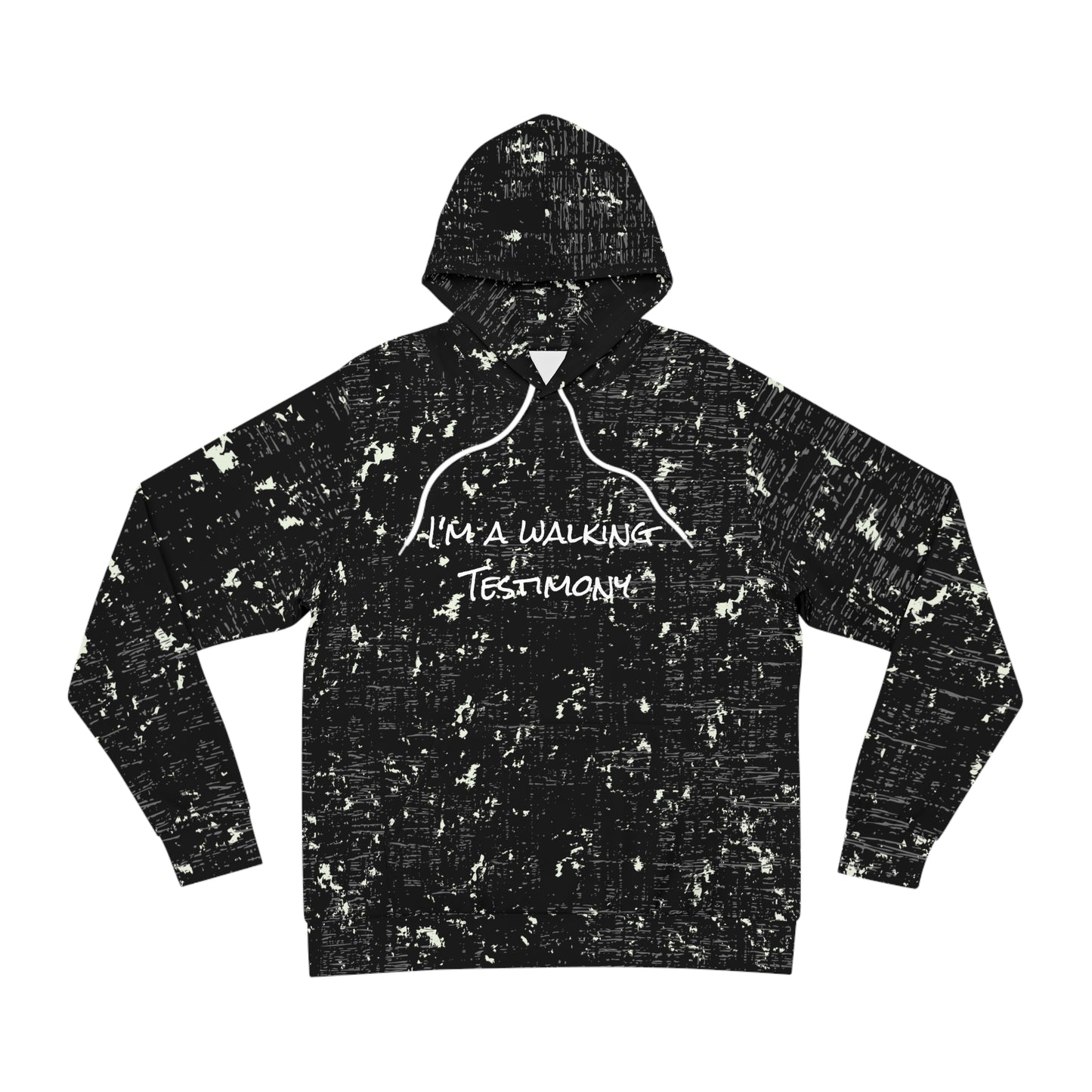 Walking Testimony (Black) - Fashion Hoodie