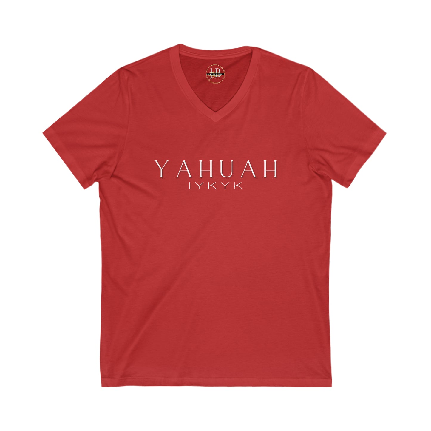YAHUAH - Jersey V-Neck Tee (Unisex)
