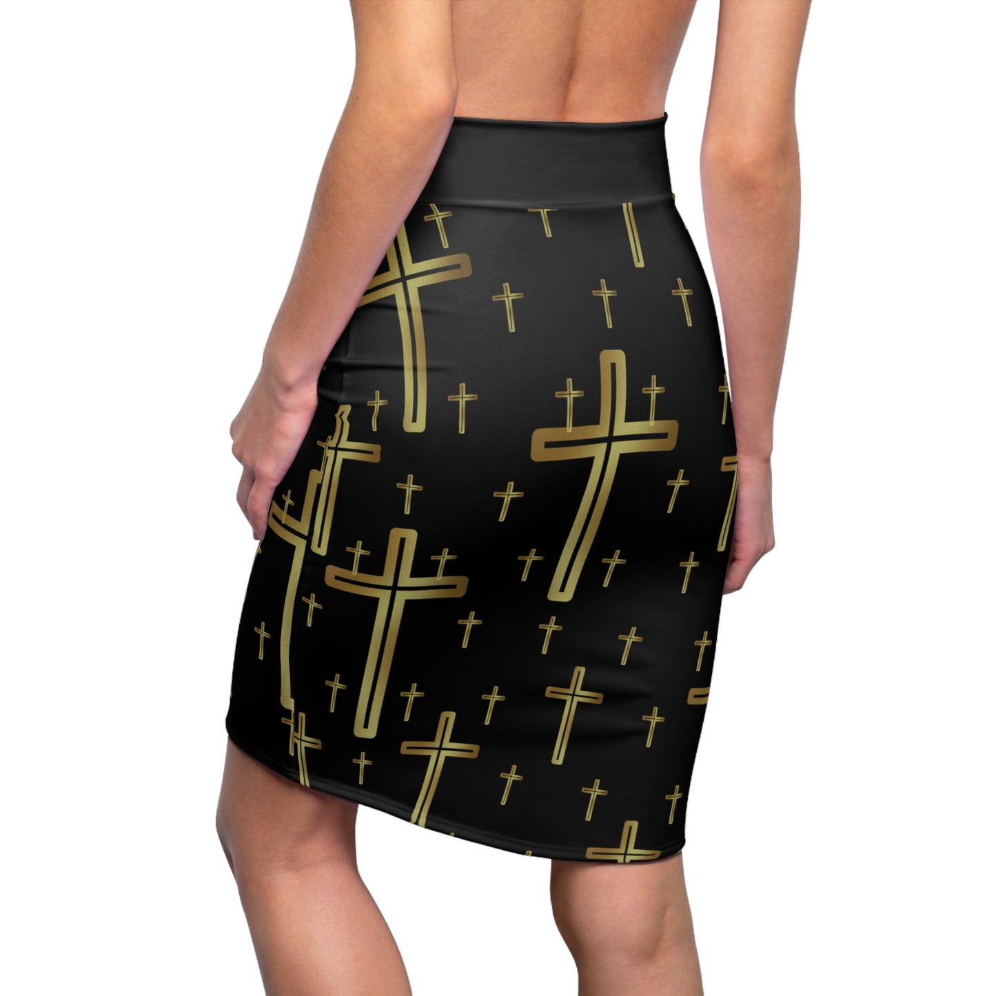 Crosses - Pencil Skirt