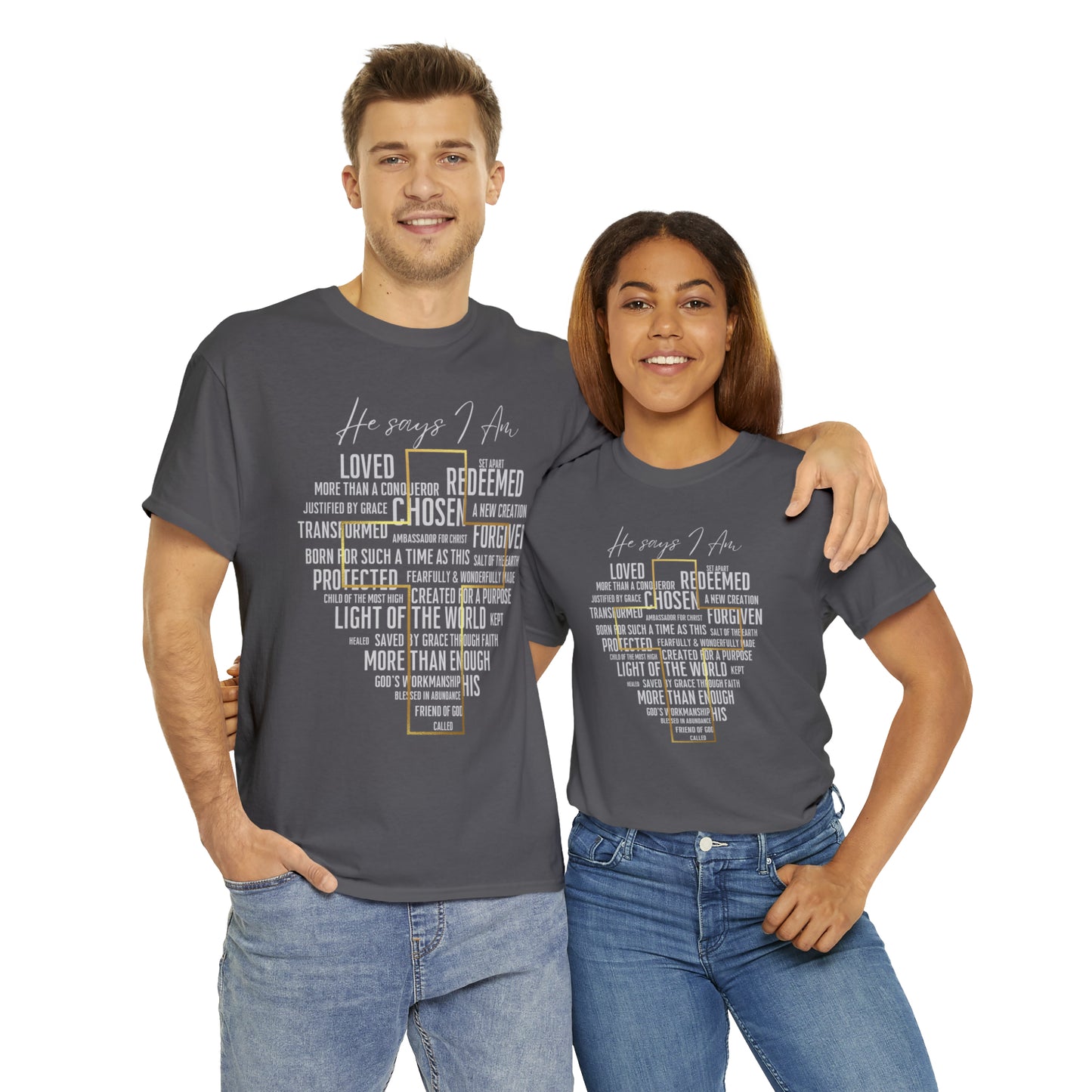Loved, Chosen, His - Heavy Cotton Tee (Unisex)