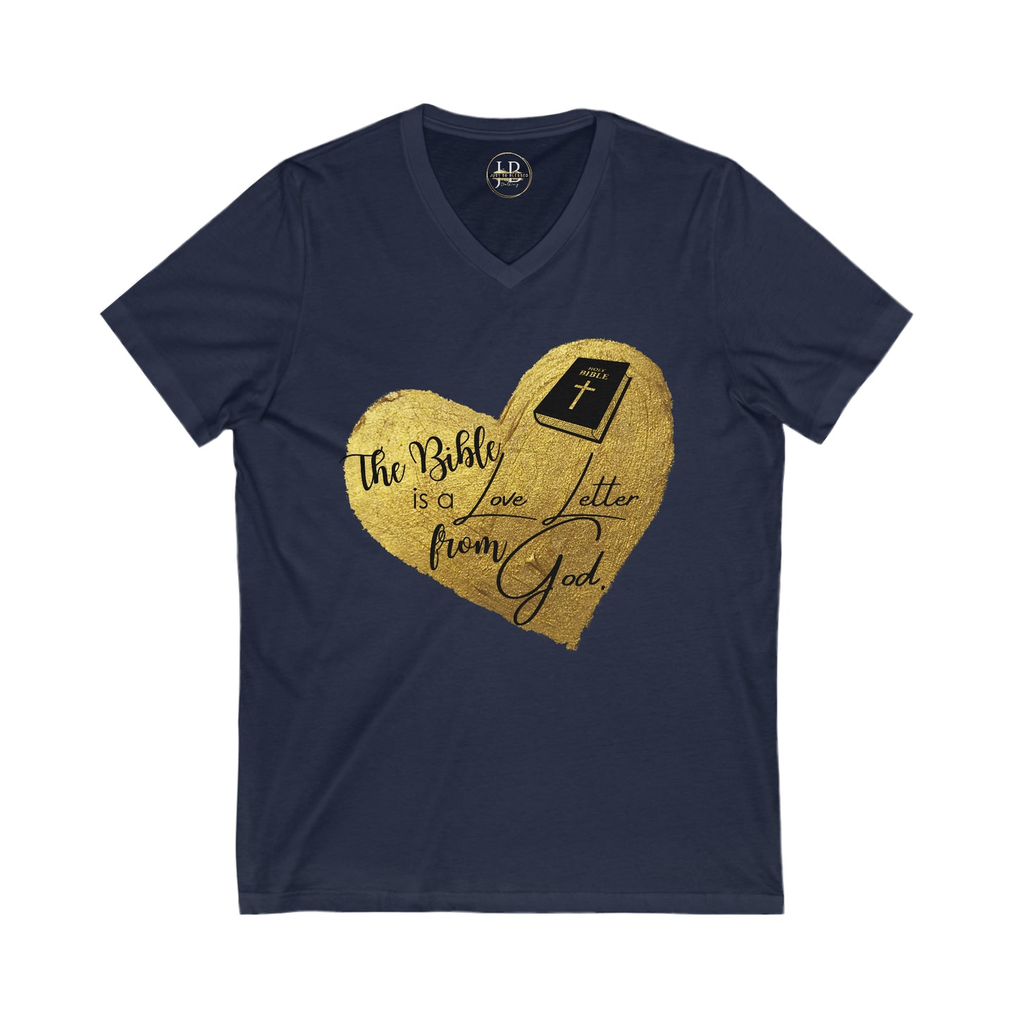 Love Letter - Jersey V-Neck Tee (Unisex)