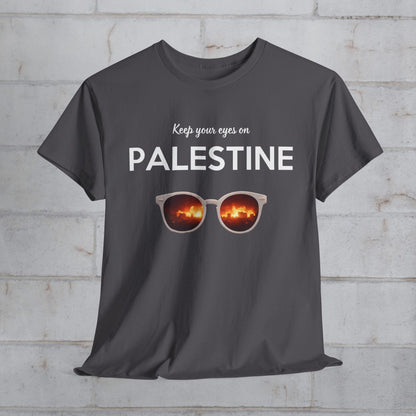 2 Eyes On Palestine - Unisex Cotton Tee