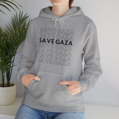 Save Gaza - Unisex Hooded Sweatshirt