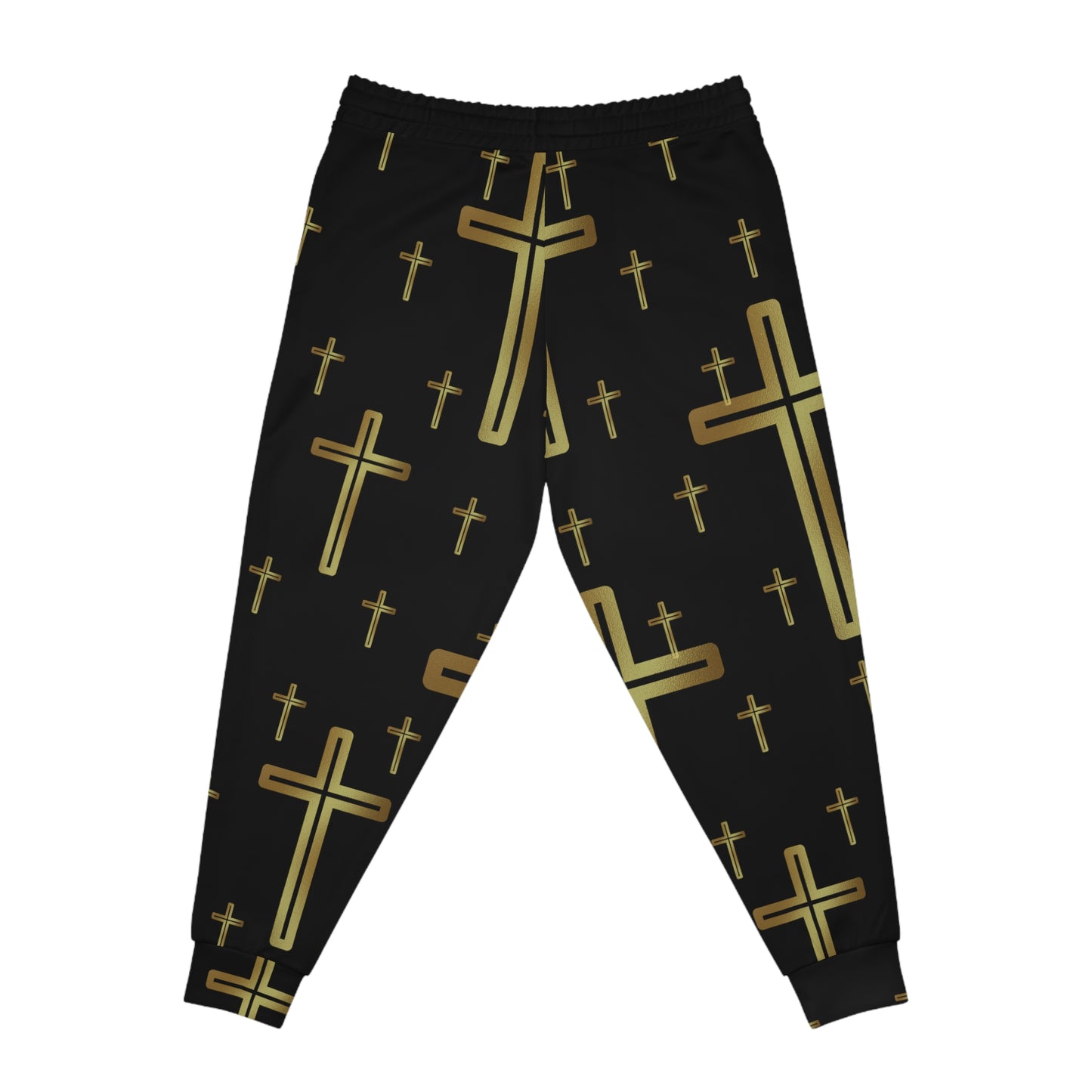 Crossed (Black) - Athletic Joggers