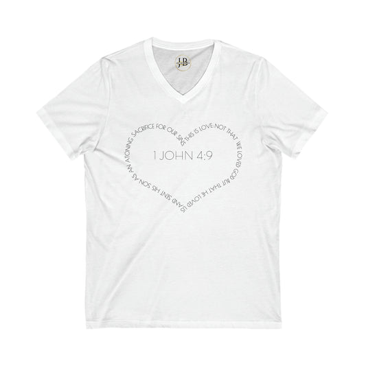 This is Love - Jersey V-Neck Tee (Unisex)