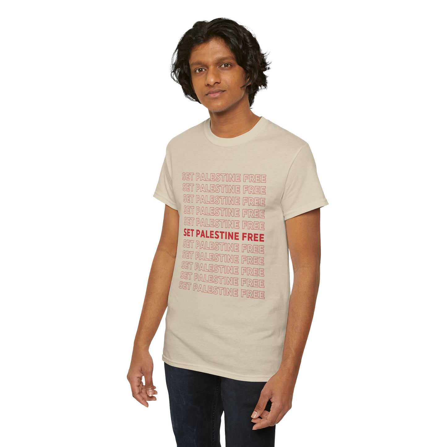 Set Palestine Free - Unisex Cotton Tee
