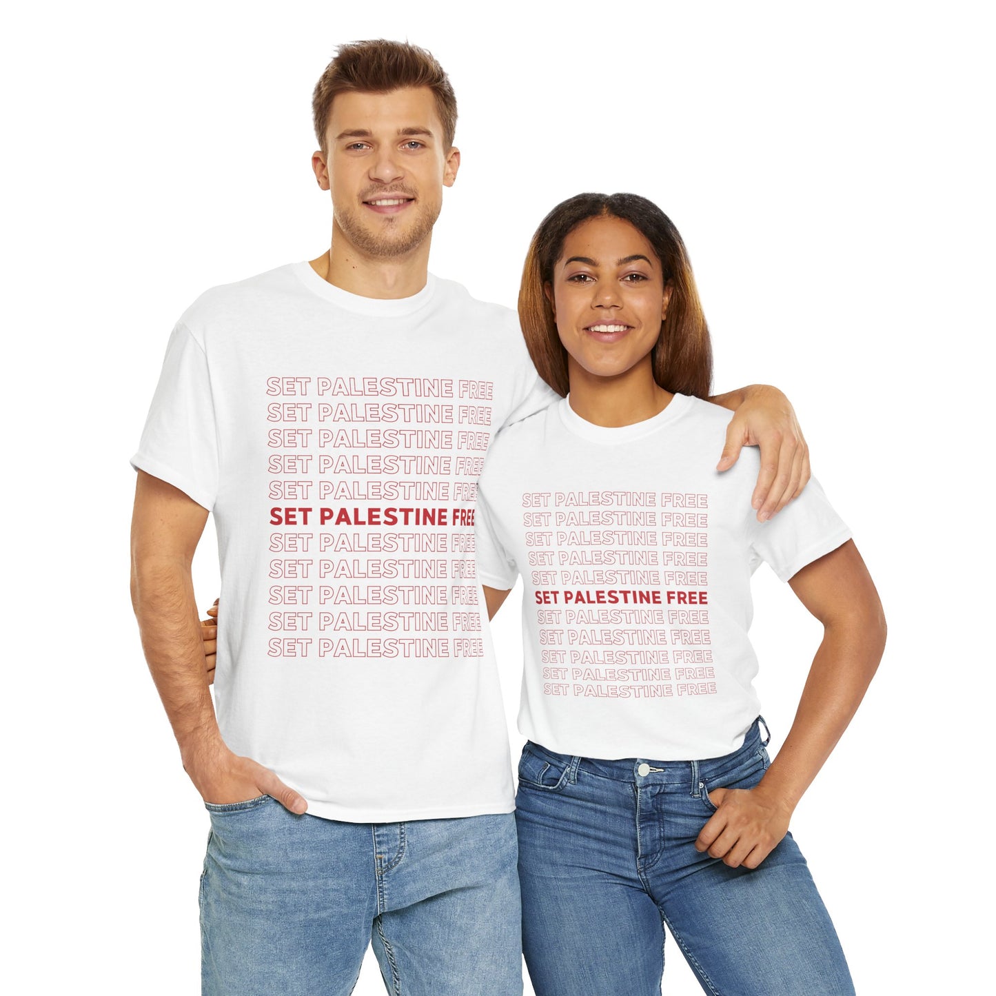 Set Palestine Free - Unisex Cotton Tee