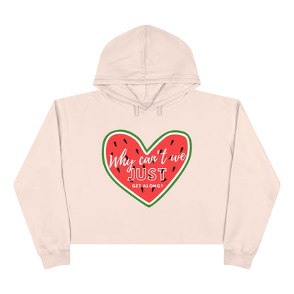 Get Along - Crop Hoodie