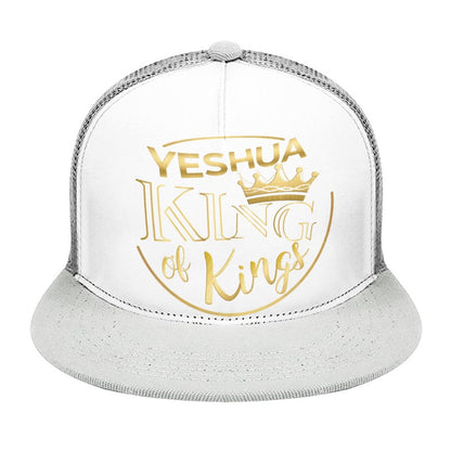 YESHUA, King of Kings - Flat Brim Trucker Hat