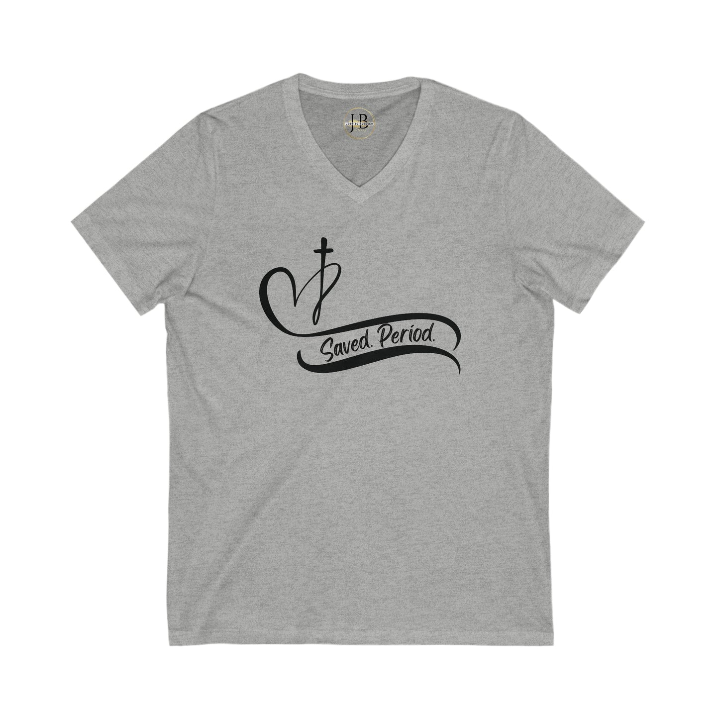 Saved, Period - Jersey V-Neck Tee (Unisex)