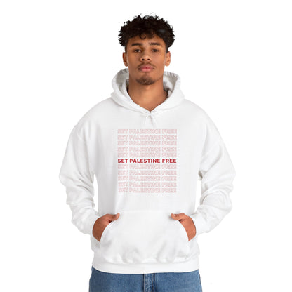 Set Palestine Free - Unisex Hooded Sweatshirt