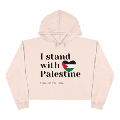 Because I'm Human - Crop Hoodie